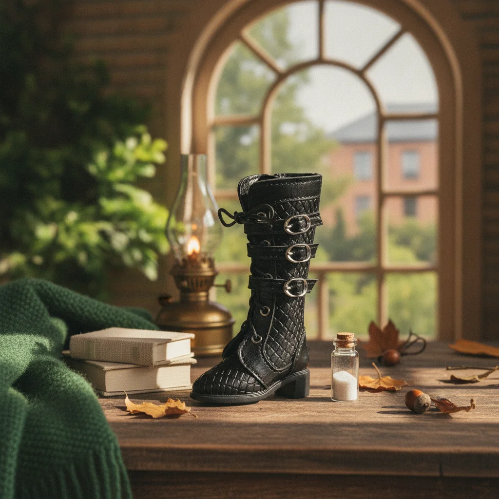 

BJD Doll Boots Exquisite Workmanship SD Doll Boots Toy Accessory PU Material Textured Finish