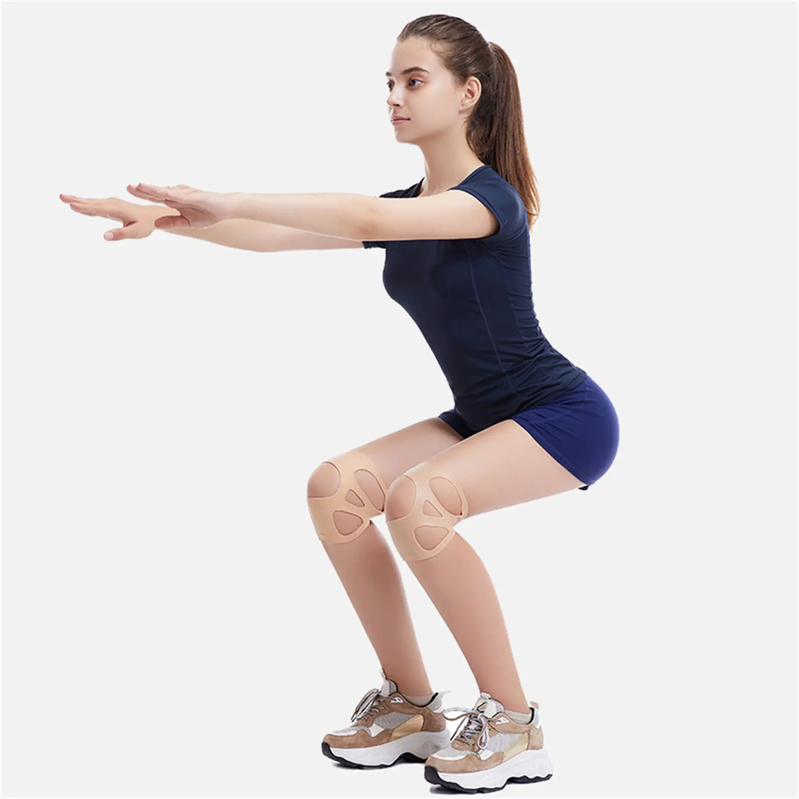 Silicone Knee Support For Women Thin Invisible Patella Strap For Running Basketball Badminton