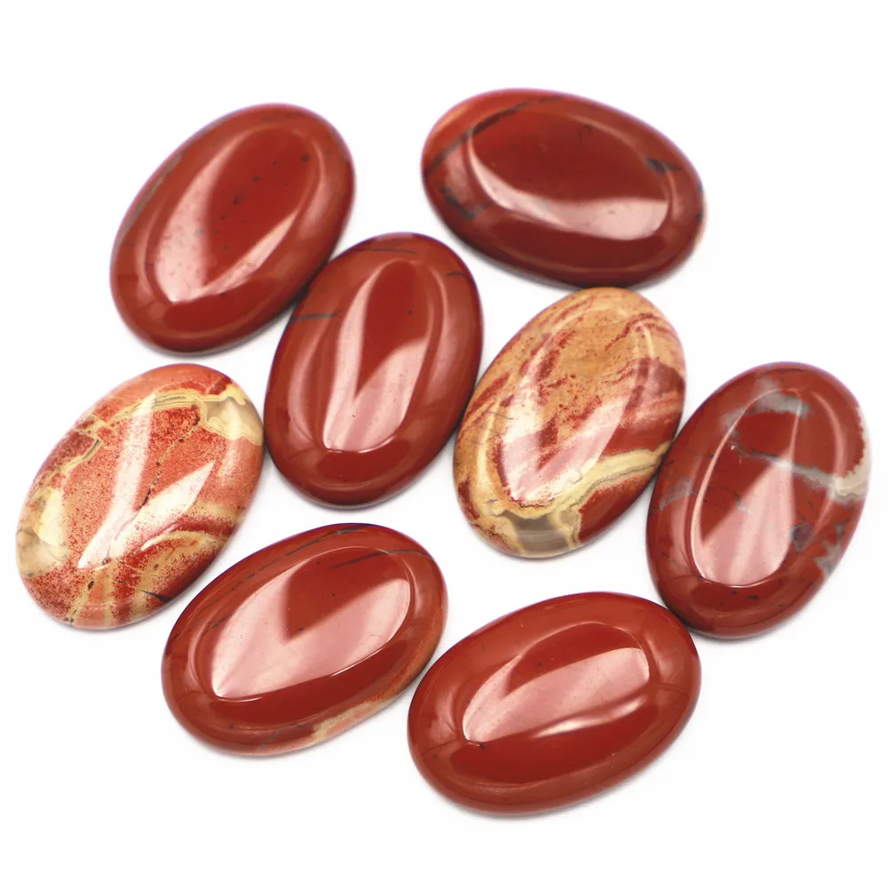 New 30x20mm Natural Rainbow Stone Oval Cabochon Setting Beads Fit Women Jewelry Making Supplies 12Pcs Wholesale Free Shipping