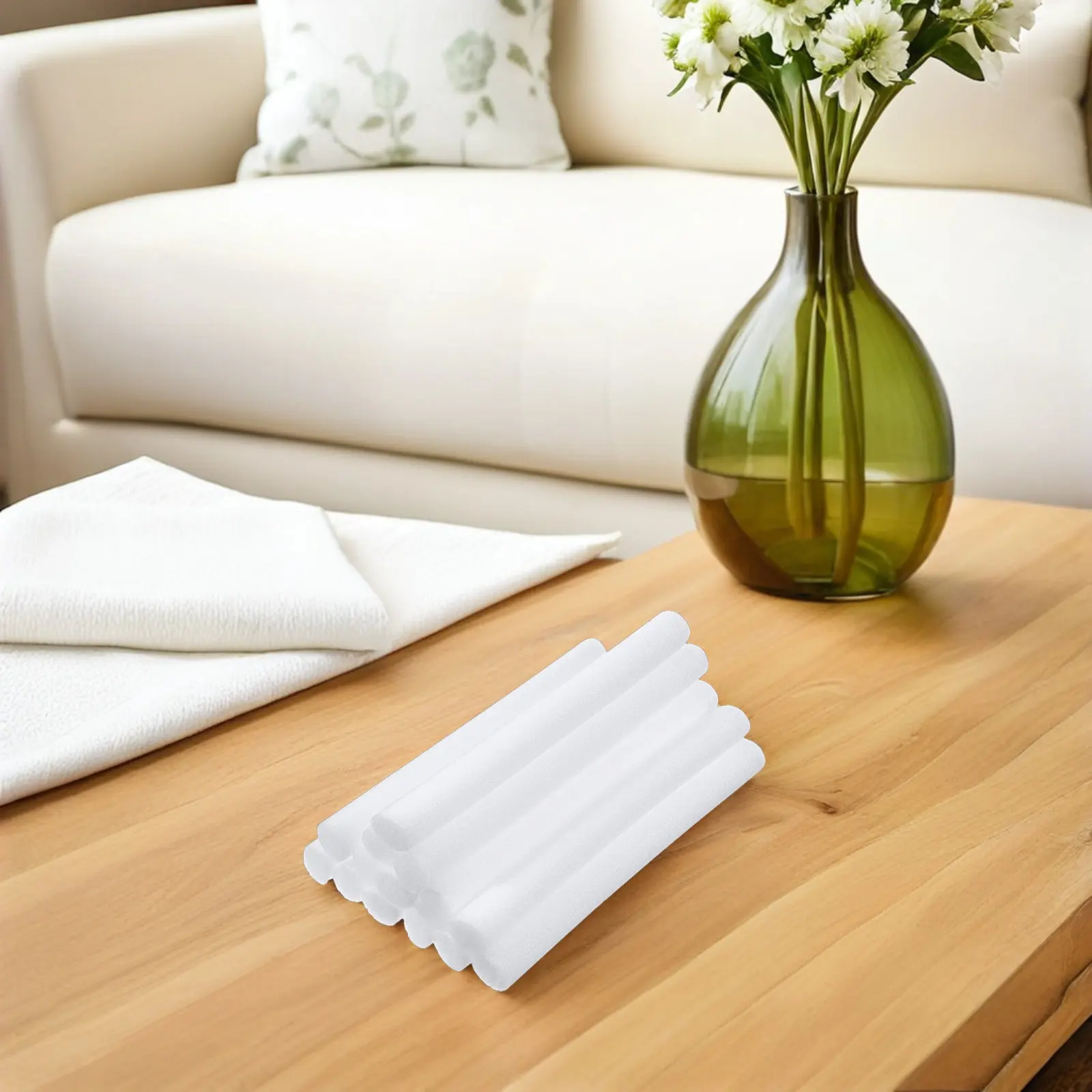 50Pcs Foam Sofa Slipcover Grips Nonslip Tuck Stays for Couch Gap Filler Sectional Crack Blocker Dust Cover Secure