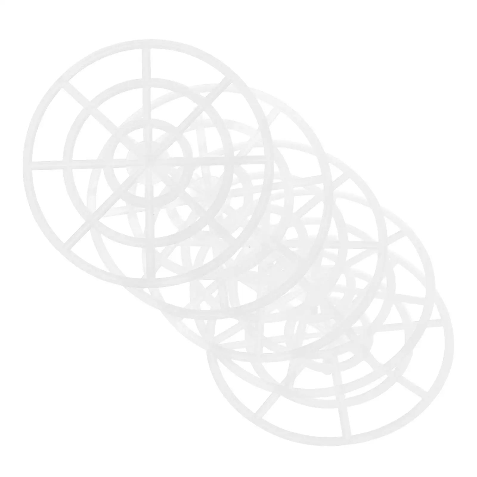 

5 Pcs Vegetable Press Fermentation Mesh Helper White Fermentations Weight Jar Compact Size Sturdy Material Plastic Fermentation