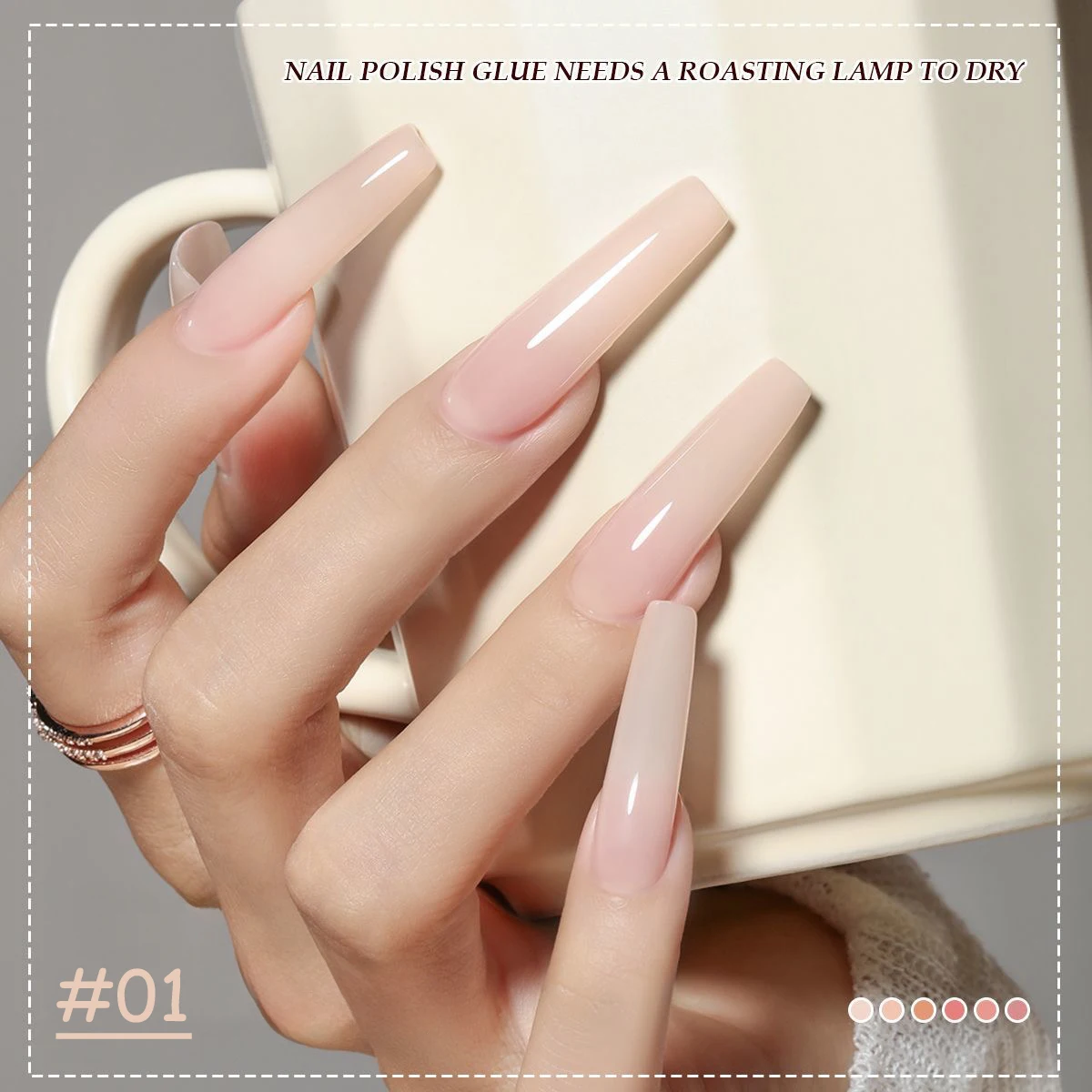 SHAKA 10ml New Popular Ice Pink Nail Gel Polish Set Semi Permanent Nail Art Soaking UV LED Nail Salon DIY Nail Salon Gel 4 Sold