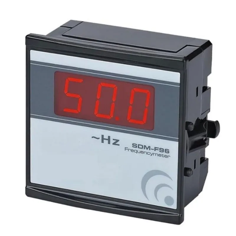 DT16 Digital Frequency Meter SDM-F96 Hertz Meter 1-400Hz LED Panel Display Slim Compact for Power Monitoring