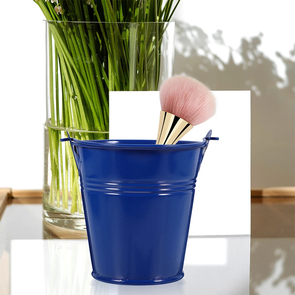 

6pcs Iron Flower Party Favor Buckets Metal Snack Bucket Floral Arrangement Decor Home Garden Office Balcony Hanging Bucket Iron