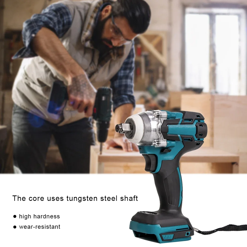 18V-21V Electric Impact Wrench Rechargeable Socket Wrench Cordless Electric Wrench For Makita Electric Impact Spanner