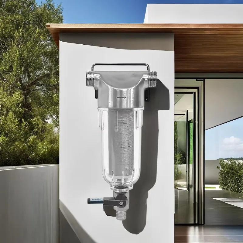 2025Factory Wholesale 304 Stainless Steel Water Prefilters Home Tap Well Water Filter Outdoor Household Whole House Purifier
