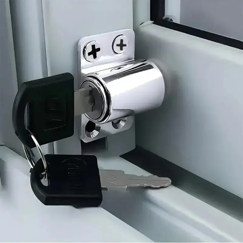 ZEXEF Sliding Door Window Locks With 2 Keys Baby Child Safety Protection Antitheft Door Window Security Lock Catches Set Candado
