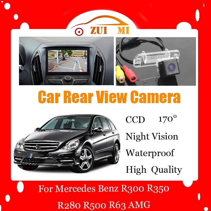 

Car Reverse Rear View Camera For Mercedes Benz R300 R350 R280 R500 R63 Waterproof CCD Full HD Night Vision Backup Parking Camera