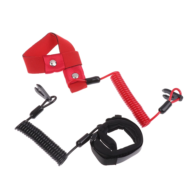 New Motorboat Flameout Rope Boat Safety Lanyard Rope Boat Outboard Engine Motor Lanyard Kill Stop Switch For Most Board Engine