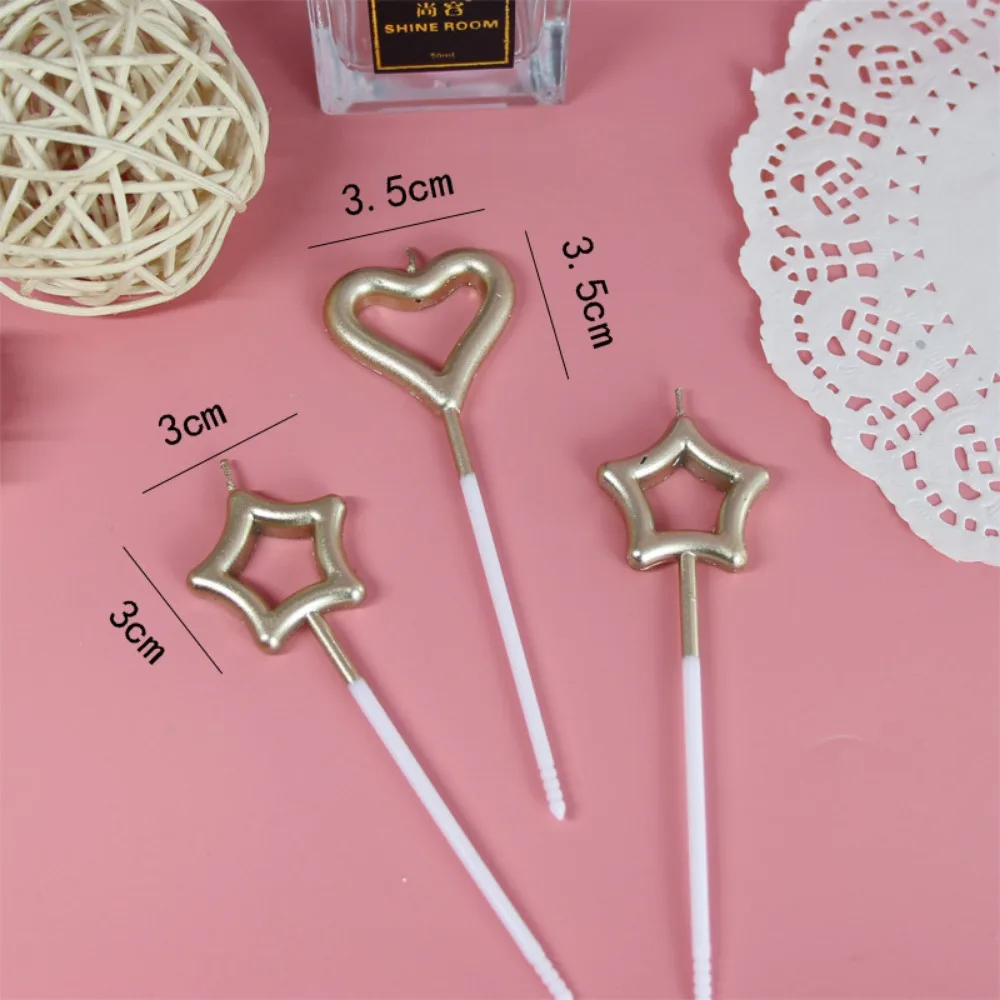 Geburtstagskerzen mit Farbverlauf in Blau, 6/24 Stück, metallische Kuchenkerze für Geburtstagsfeier, eisblaue Geburtstagskuchen-Cupcake-Dekorationen – Detail 18