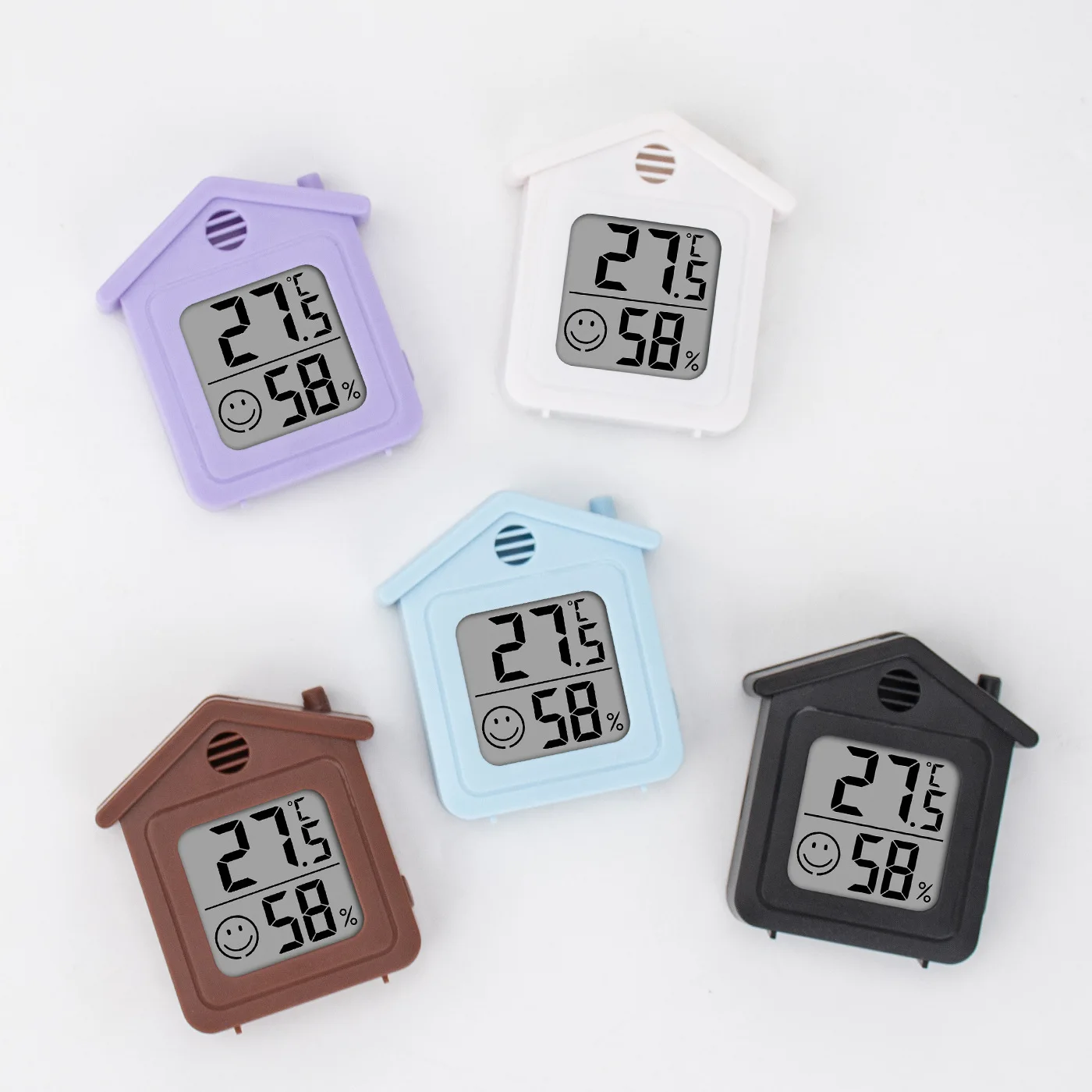 Mini Magnetic Digital Hygrometer Thermometer LCD Electronic Temperature Humidity Meter Hygrometer Indoor Baby Room Thermometer image 4