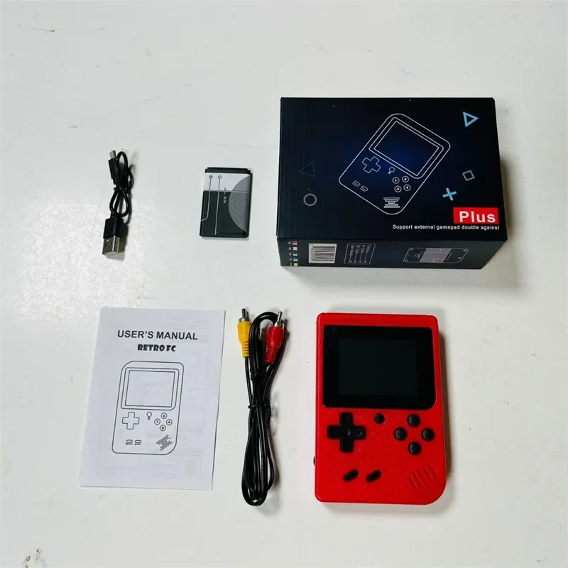 Handheld Game Console Transparent Color Neutral Children's Game Classic Mini Dry Battery Version for Gift Toys for Children