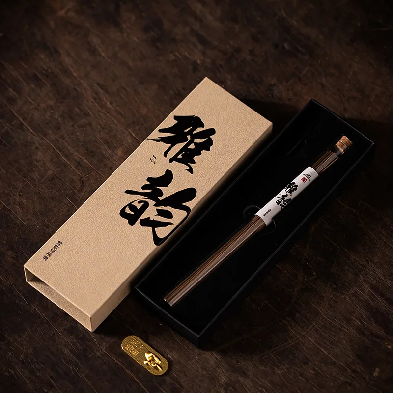 Natural Incense Stick Gift Box Packaging Red Earth Agarwood Temple Worship Study Meditation Calms Mind Purifies Air Joss Stick