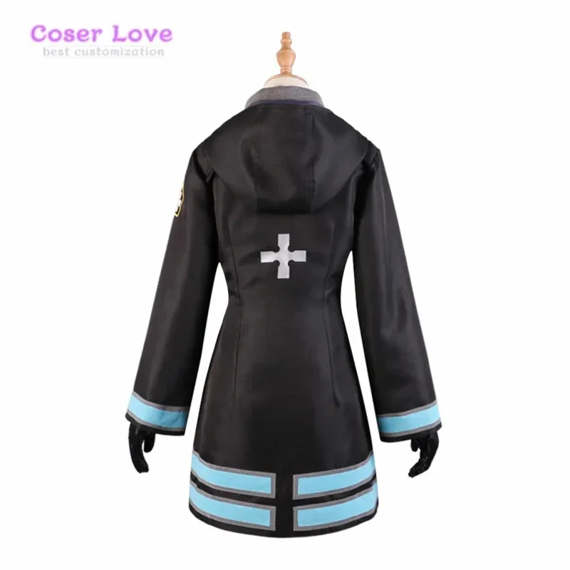Anime Fire Force Enen No Shouboutai Season 2 Tamaki Kotatsu Shinra Kusakabe Uniform Halloween Christmas Party Cosplay Costume