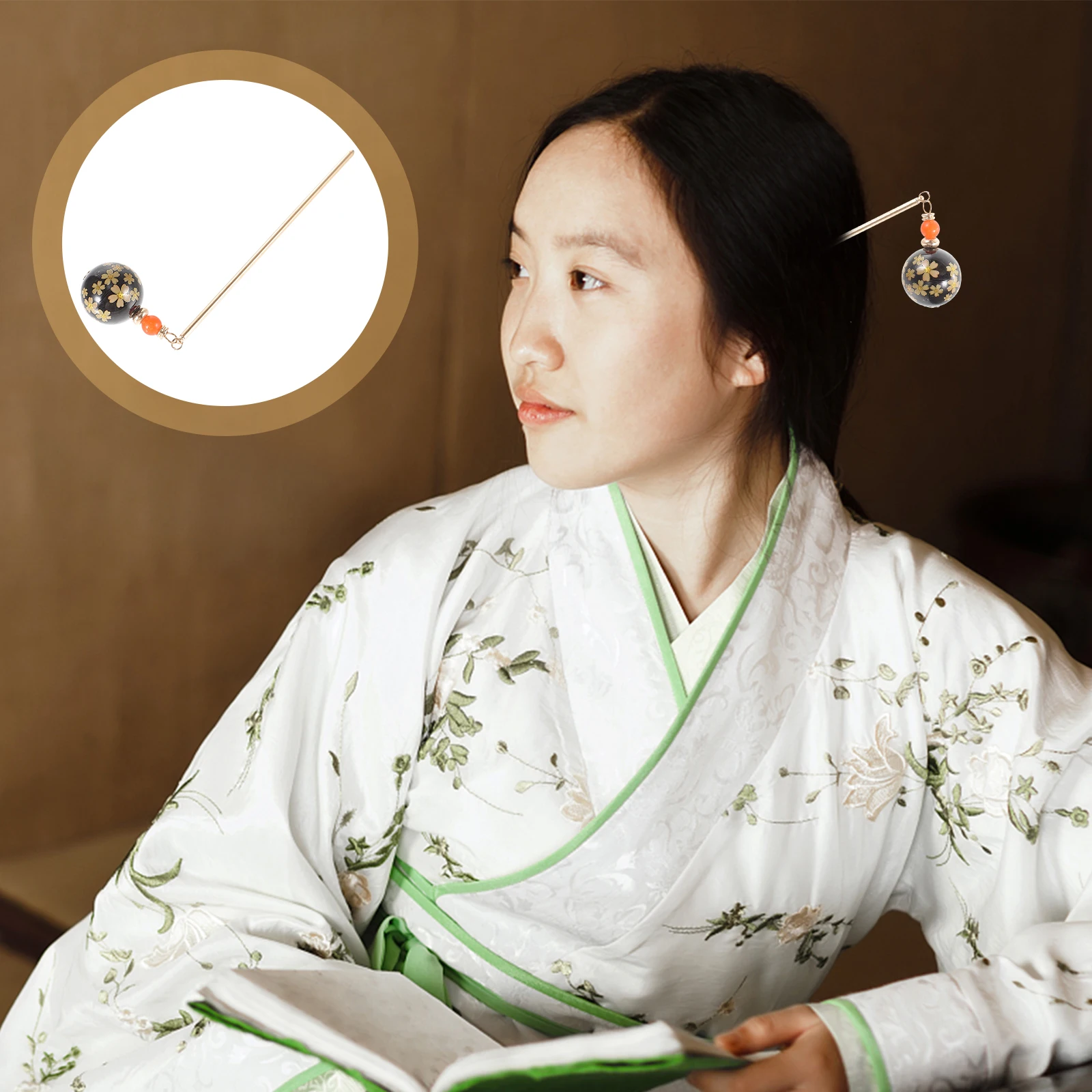 

Hairpin Stick Acrylic Japanese Accessories Women Chopsticks Lightweight Proper Size Store Carry Secure Tight Hairstyles
