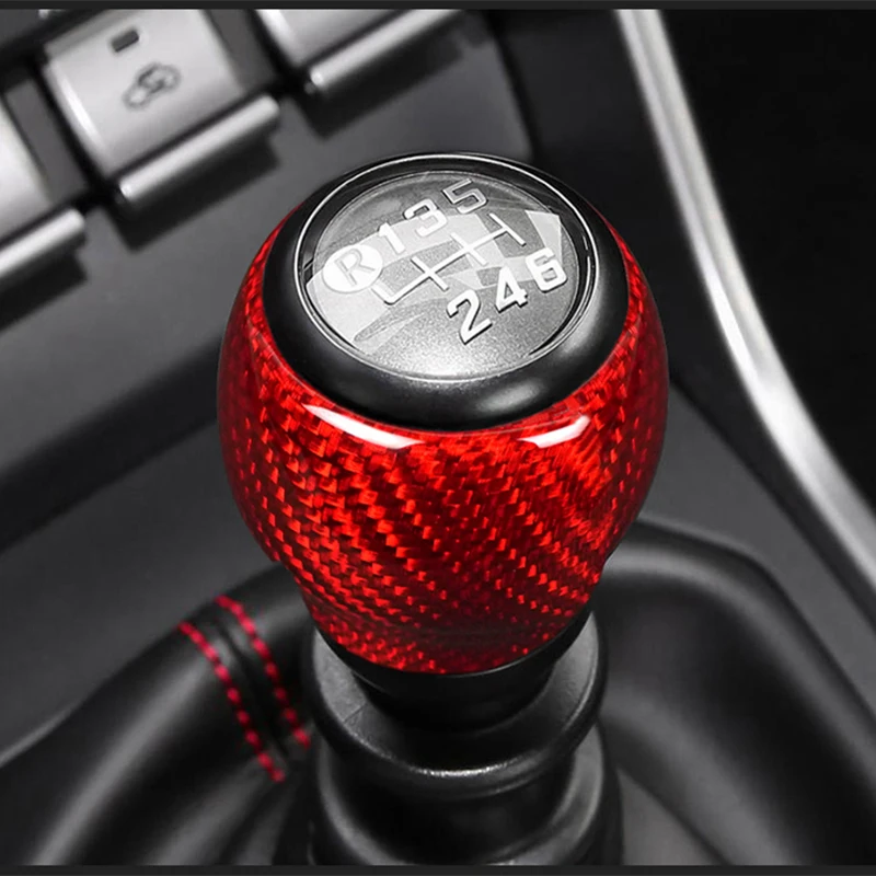 Real Carbon Fiber For Subaru BRZ Toyota 86 2021 2022 2023 Gear Knob Cover Trim Gear Shift for Subaru BRZ Hard Carbon Fiber