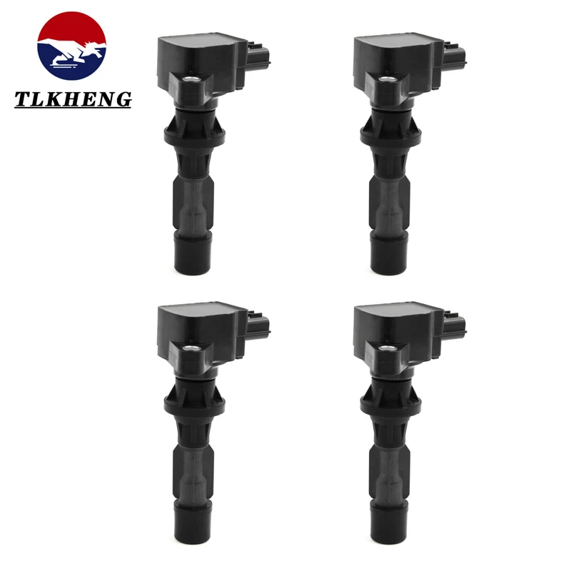 

4 PCS Ignition Coil For 2006-2014 Mazda 3 6 CX-7 MX-5 Miata 2.0 2.3 2.5L 6M8G-12A366 6M8G12A366