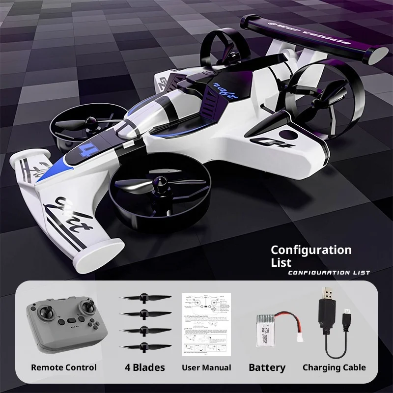 

CZ04 Land Air Dual Use Four Axis Aircraft Drift Toy Car 2-in-1 Unmanned Aerial Vehicle Fixed Wing Model