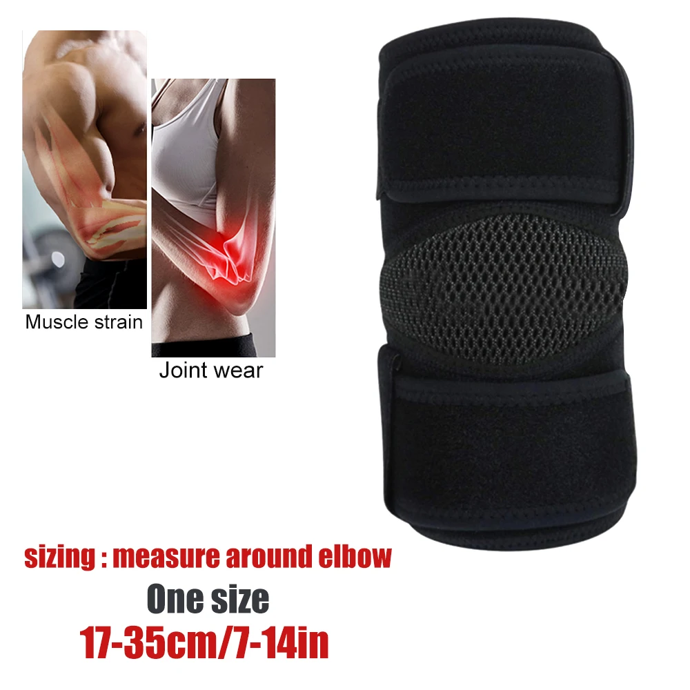 Elbow Brace - Tennis Compression Sleeve - Wrap for Golfers, Left or Right Arm - Tendonitis Support Strap for Golf, Men and Women