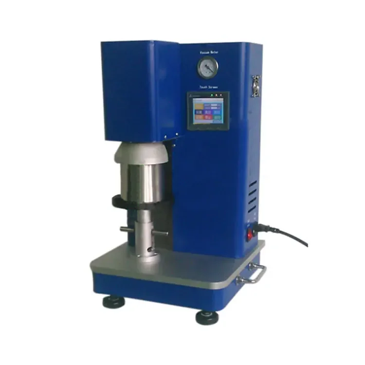 High quality vacuum mixer is used to mix the positive and negative slurry during the battery experiment.