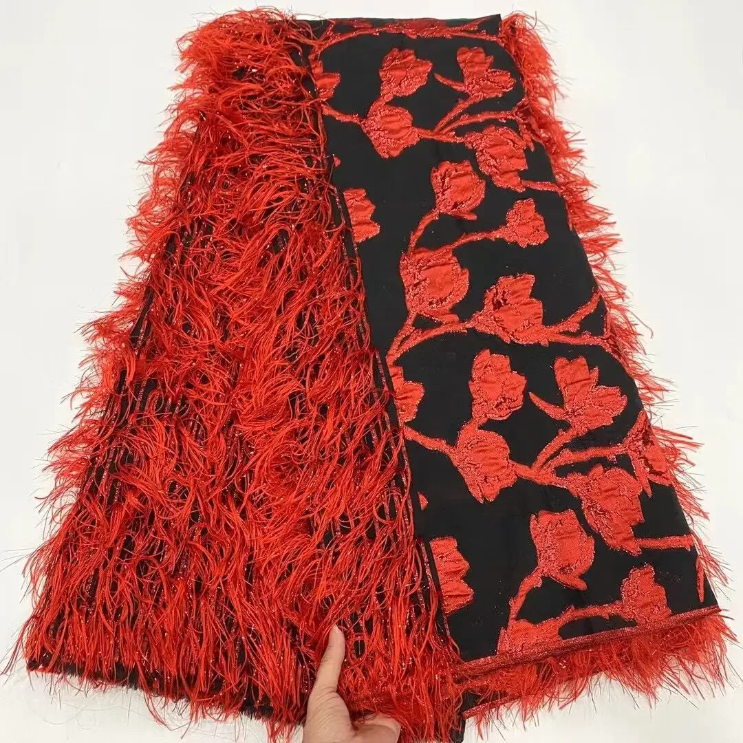 

2021 Sequins Lace Fabric Nigerian Lace Fabric Embroidery Net African Tulle French Lace Materials For Wedding