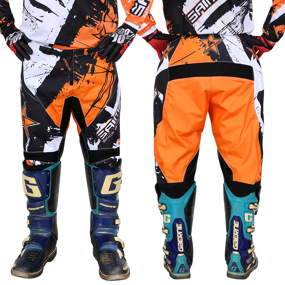 Motocross Pant Racer MX mountain Off-road Mens Women's Downhill Motorcycle trousers Enduro MTB