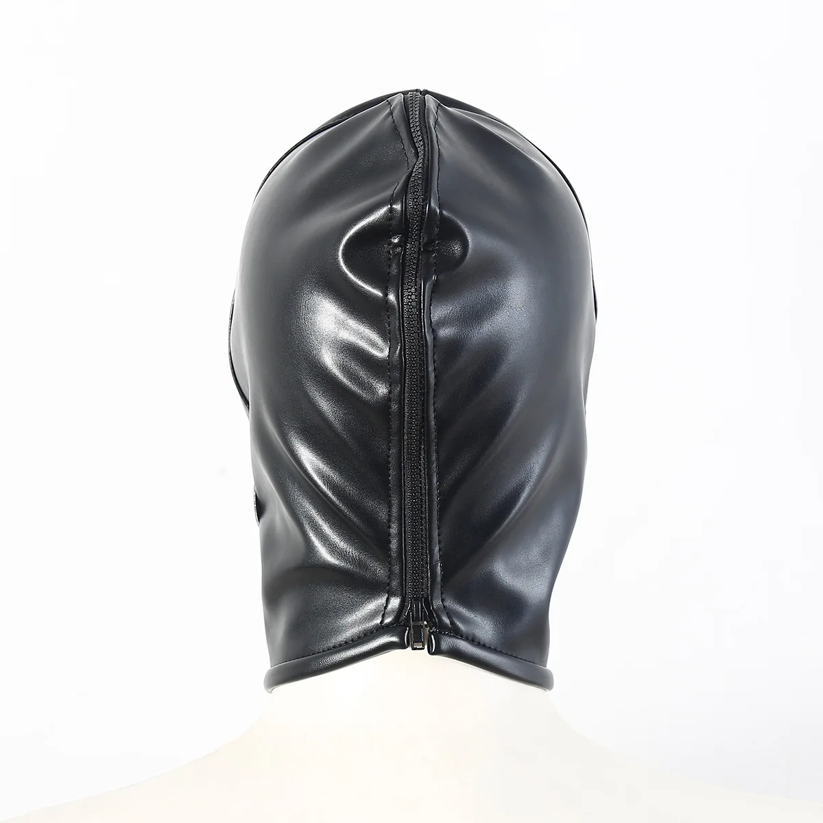 Maschera per il viso in pelle PU: design con blocco definitivo per cosplay, spettacoli di danza, oggetti di scena teatrali