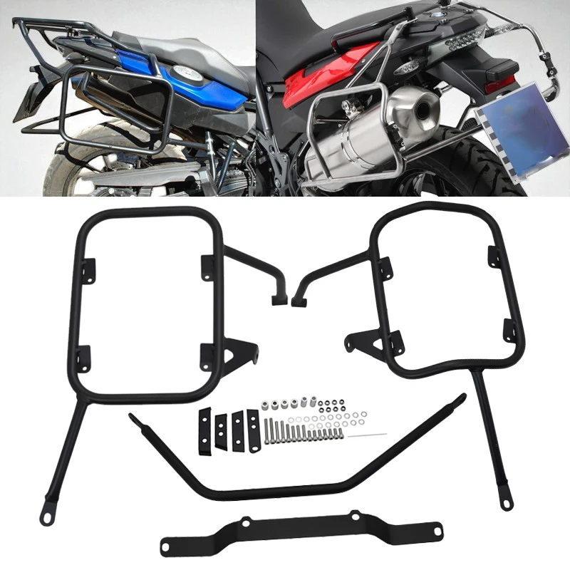 

Для BMW F700GS F800GS F800 GS 2009-2017 аксессуары для мотоциклов седельная сумка боковой ящик для инструментов кронштейны верхний чехол багажник кофры стойка