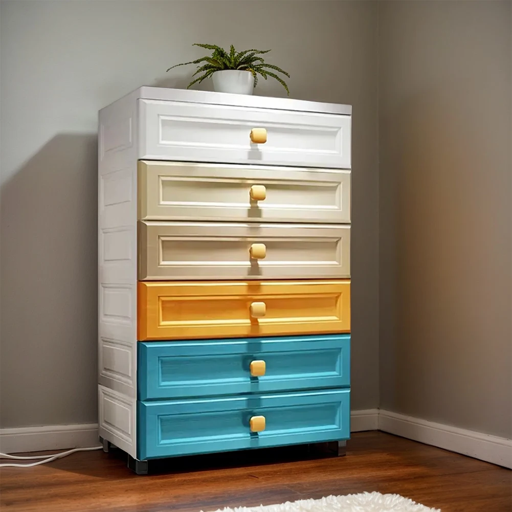 

Drawers Chests with Wheels Storage Organizer End Table Side Table Night Stand for Bedroom Hallway Living Room Kids Room