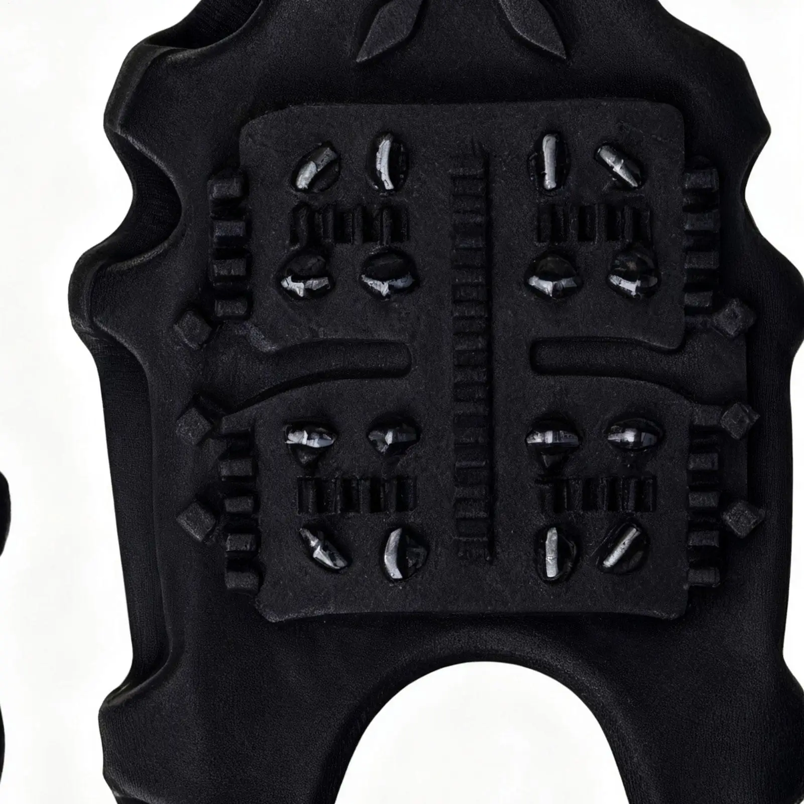 مرابط ثلج ذات 24 سنًا للأحذية، أقصى مسامير تثبيت للثلج والثلج، مقابض شديدة التحمل مضادة للانزلاق للمشي لمسافات طويلة في الشتاء والمشي