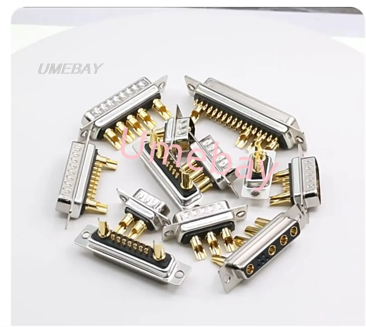 10 pieces, integrated circuits. RF coaxial connectors, 2W2 male/female heads, solder wire direct insertion/bending insertion