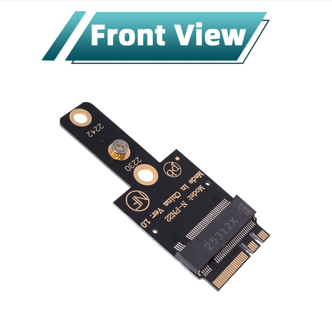 M.2 WiFi Wireless Network Card To 2242 SSD Conversion NVMe M.2 NGFF Adapter Card