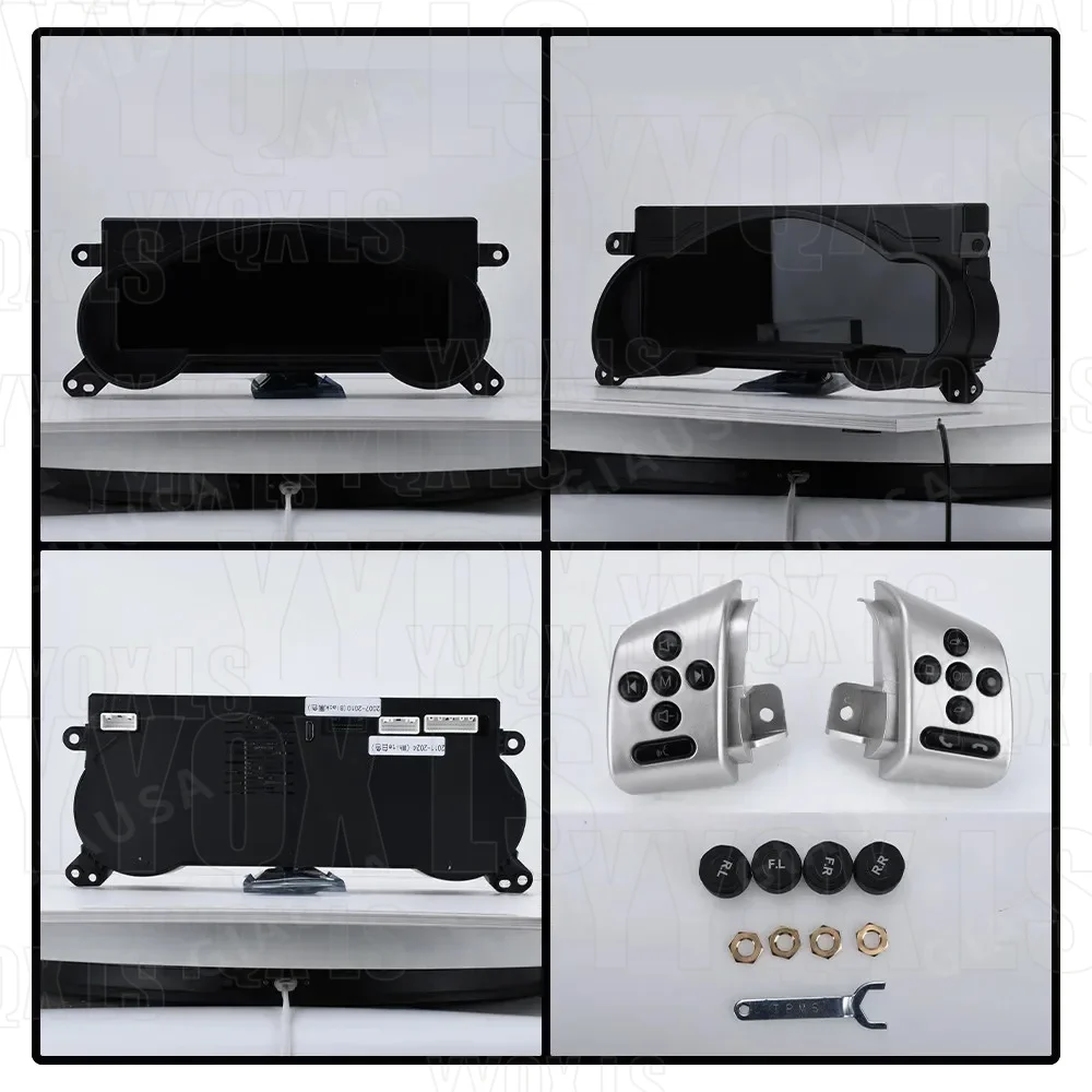 LS LCD Dashboard For Toyota Land Cruiser FJ 2006-2019 Car LCD Instrument Cluster Digital Panel Speedmeter Head Unit Meter Screen