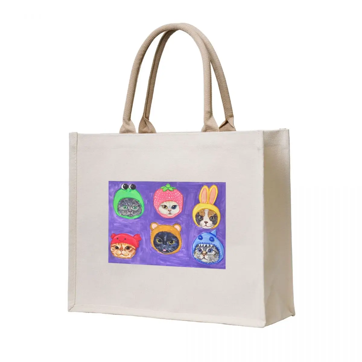 

cats in hats! Tote Bag shopper bag women canvas Eco bag tote men