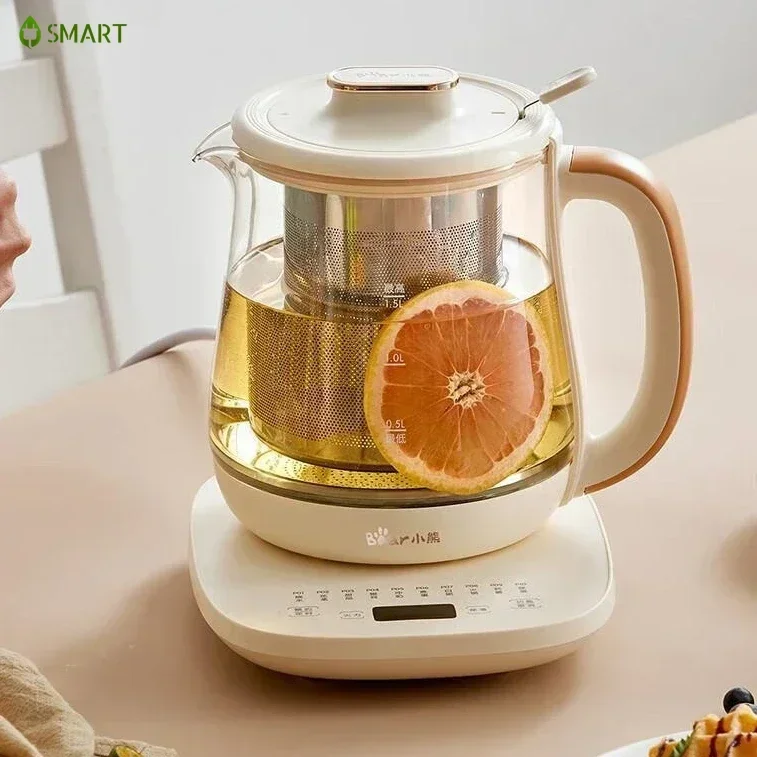 New - style Multifunctional Home and Office Health Kettle, Small Glass Tea Boiler for Boiling Water.