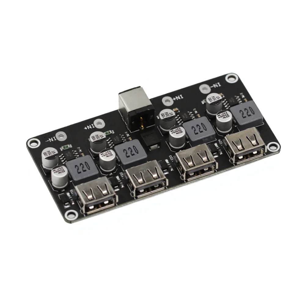 QC3-.0 Step Down Converter Module 24W Max Output 6 To 32V Input Range 5V 3.4A 9V 2.5A 12V 2A Fast Charging Circuit Board For Car