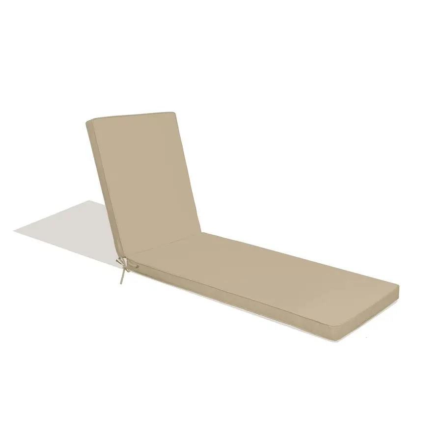 

Outdoor Lounge Chair Cushions Patio Chaise Lounge Replacement Cushions Funiture Seat Cushions Chair Pads Dark Beige1 pcs