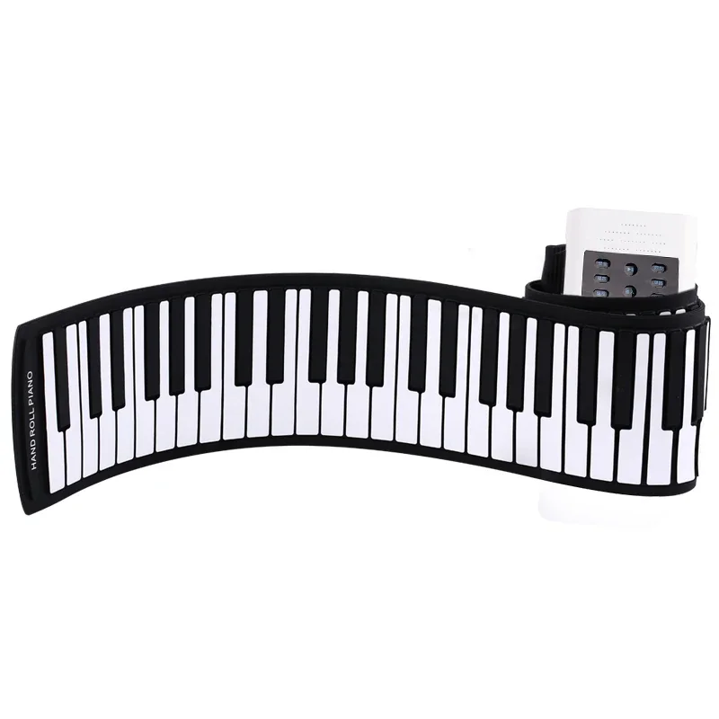 

Hot Sale Foldable Silicone Portable Soft Keyboard Hand Rolled Organ 88keys Digital Electronic Piano