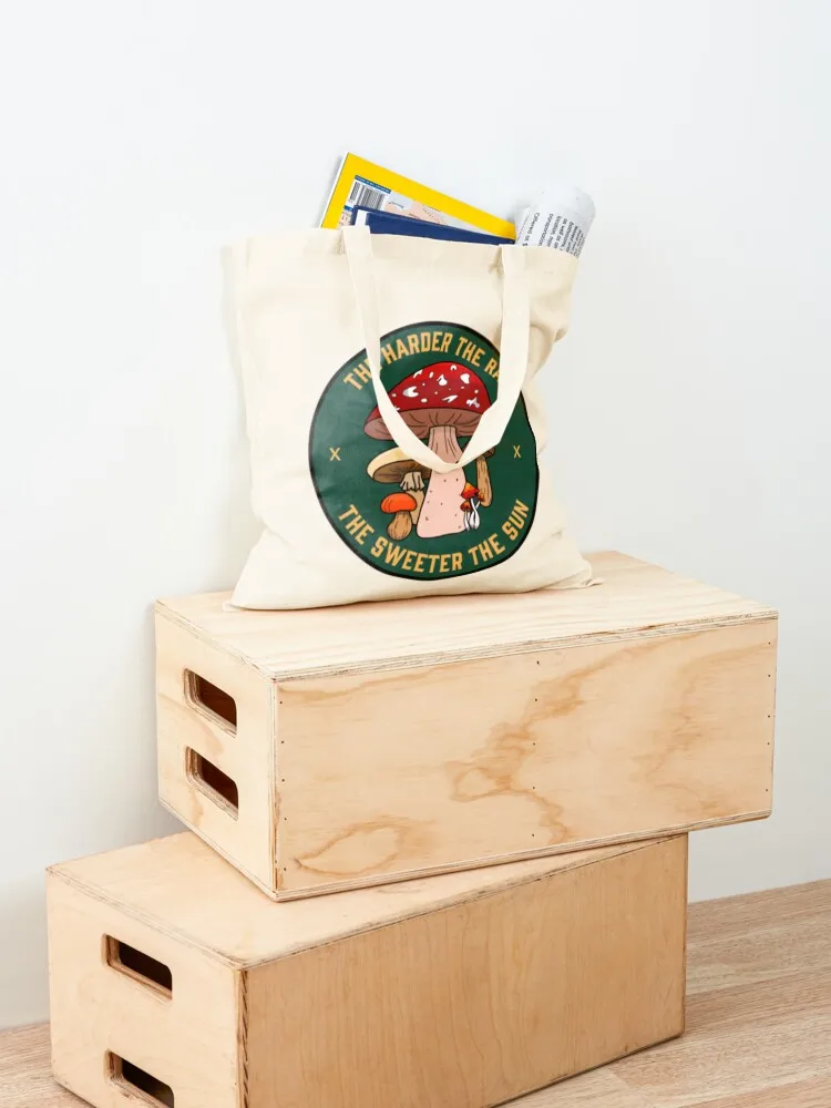 hozier mushroom Pin Tote Bag Shopper handbag Gift bag shopper bag woman handbag