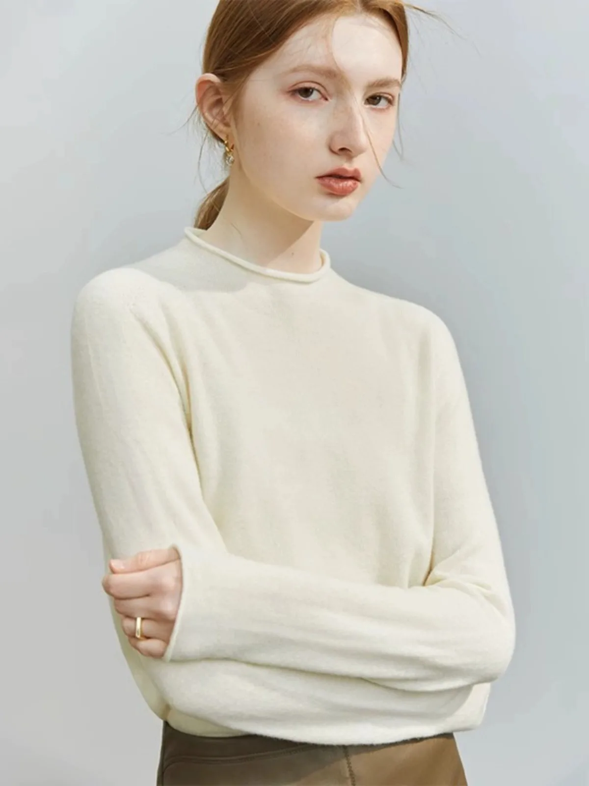 

Sweaters Jumpers Pullovers Womens Elegant Chic Woman Top Knitted Mesh Back Basketball Daily Game Sport Streetwears Warm