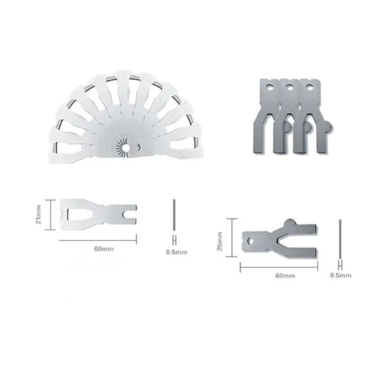 Imagem -06 - Blades Gasket For Pvc Vinyl Flooring Aparar Skiving Knife Piso Plástico Ferramentas de Construção 20 Pcs