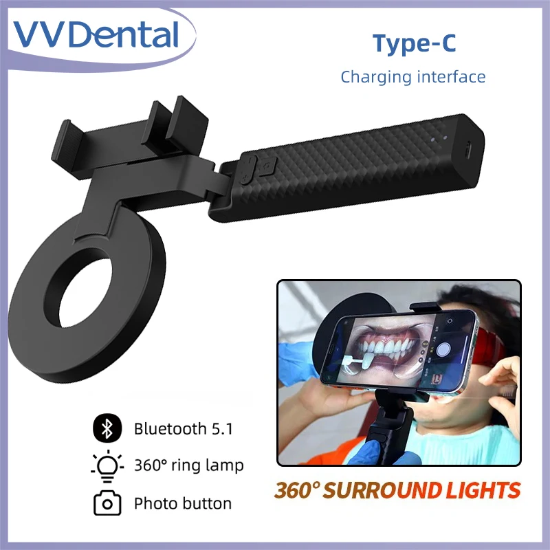 

Dentistry Photo Fill Light 18 LED Dental Photography Flash Light Dentist Lighting for Surgical Treatment Brightness Twin