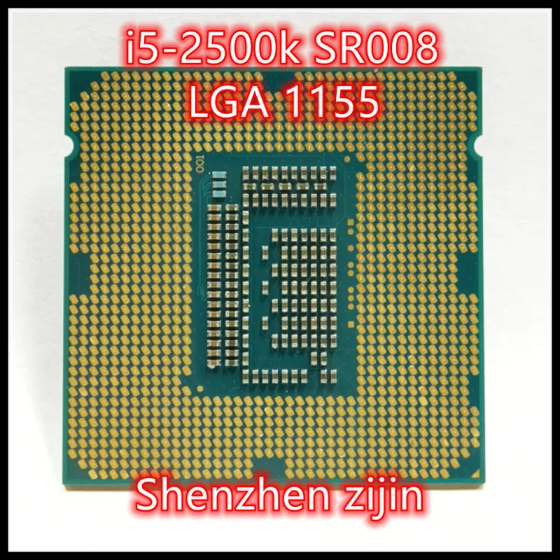 I5-2500K i5 2500k SR008 معالج رباعي النواة 3.3GHz LGA 1155 TDP 95 واط 6 ميجابايت مخبأ مع HD الرسومات سطح المكتب