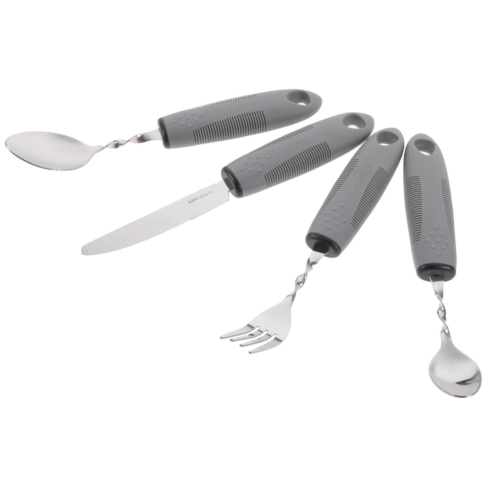 Talheres Idosos Comendo Talheres Utensílios de Parkinson Kit de ferramentas portáteis Adaptável interno para deficientes