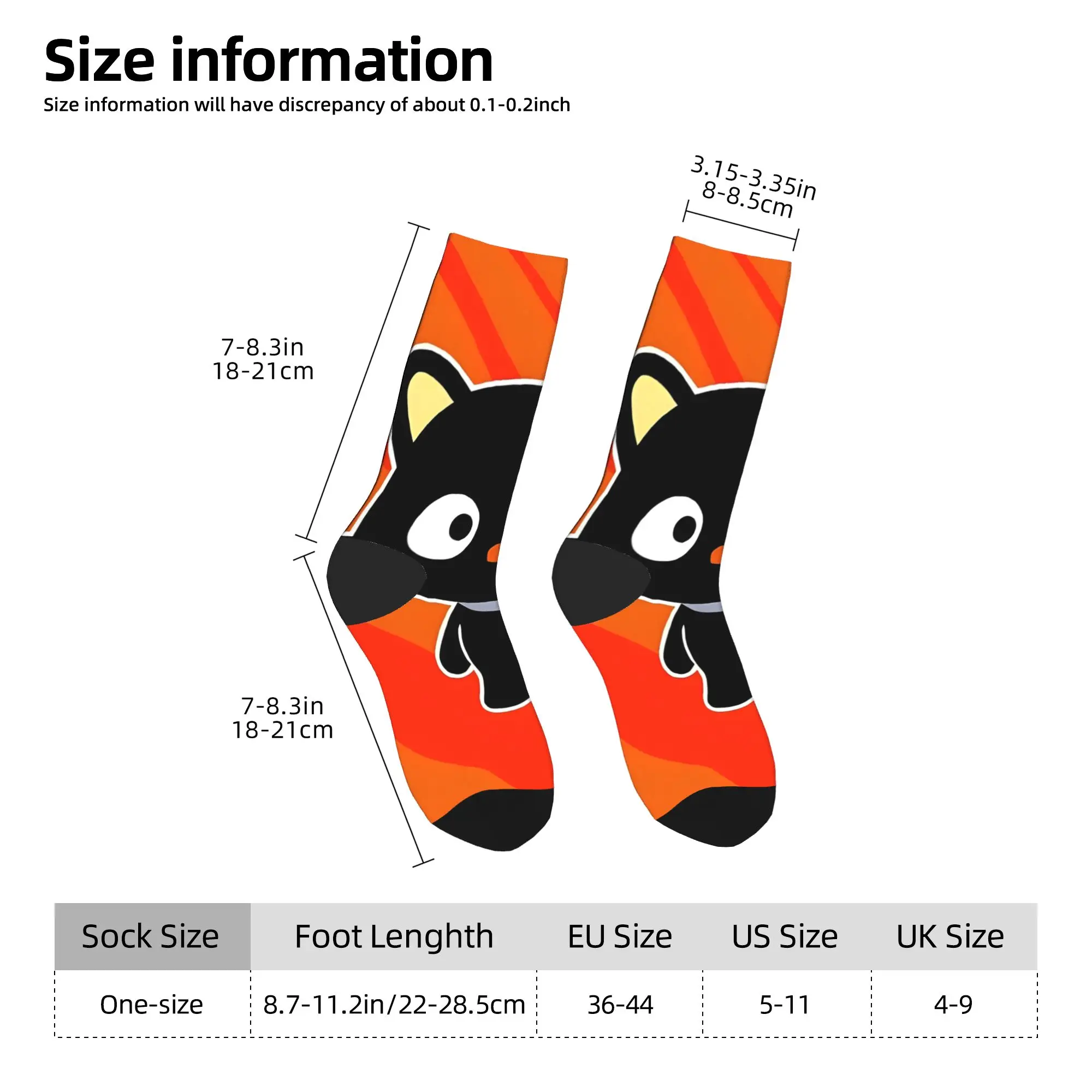 Chocochat Cartoon Calze Design Calzini casual Calzini antibatterici autunnali Calzini traspiranti per sport all'aria aperta da uomo