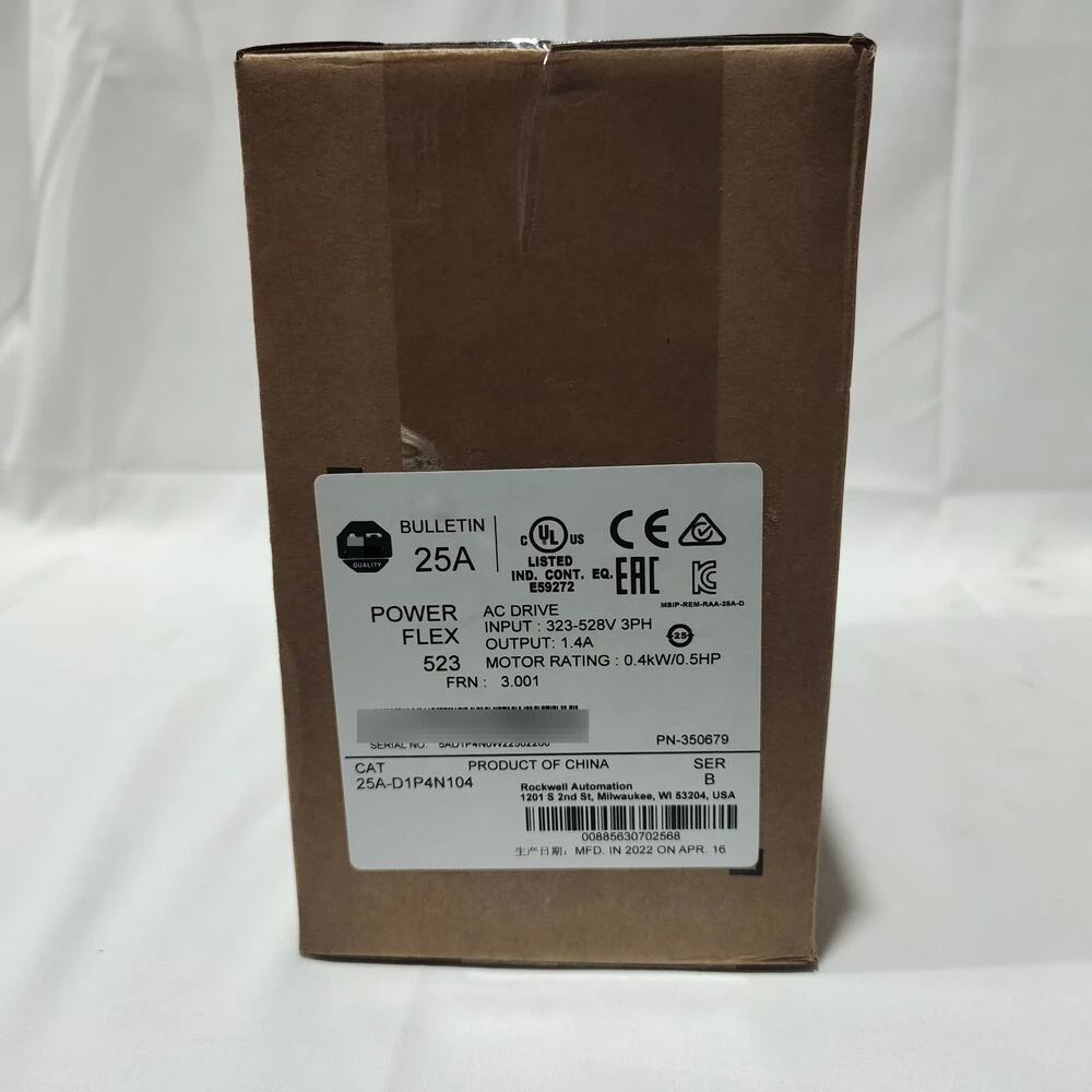 

New Sealed 25A-D1P4N104 /B PowerFlex 523 AC Drive 0.4kW