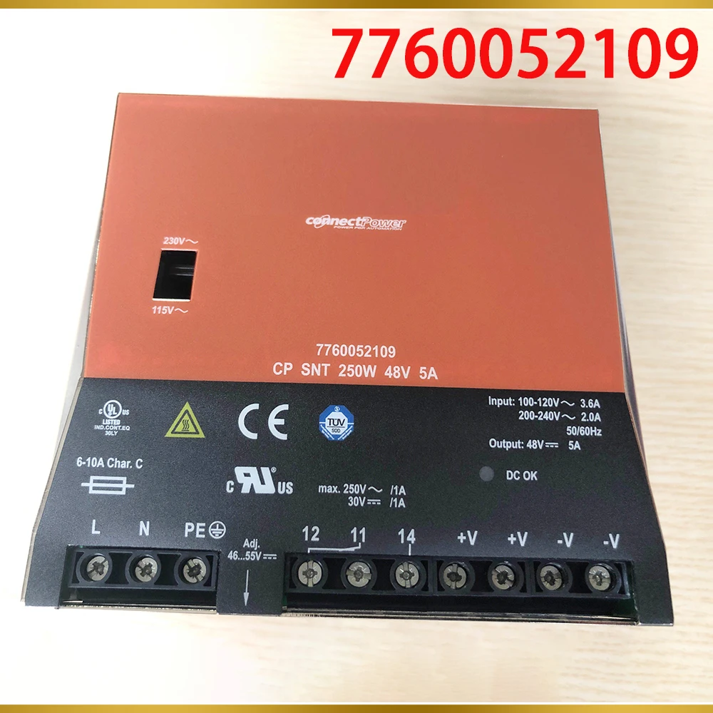 

New CP SNT 250W 48V 5A Power Supply For Weidmuller 7760052109