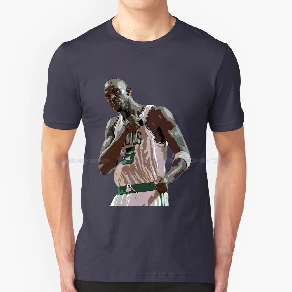 Kevin Garnett Classic T Shirt 100% Cotton Tee Kevin Garnett Classic