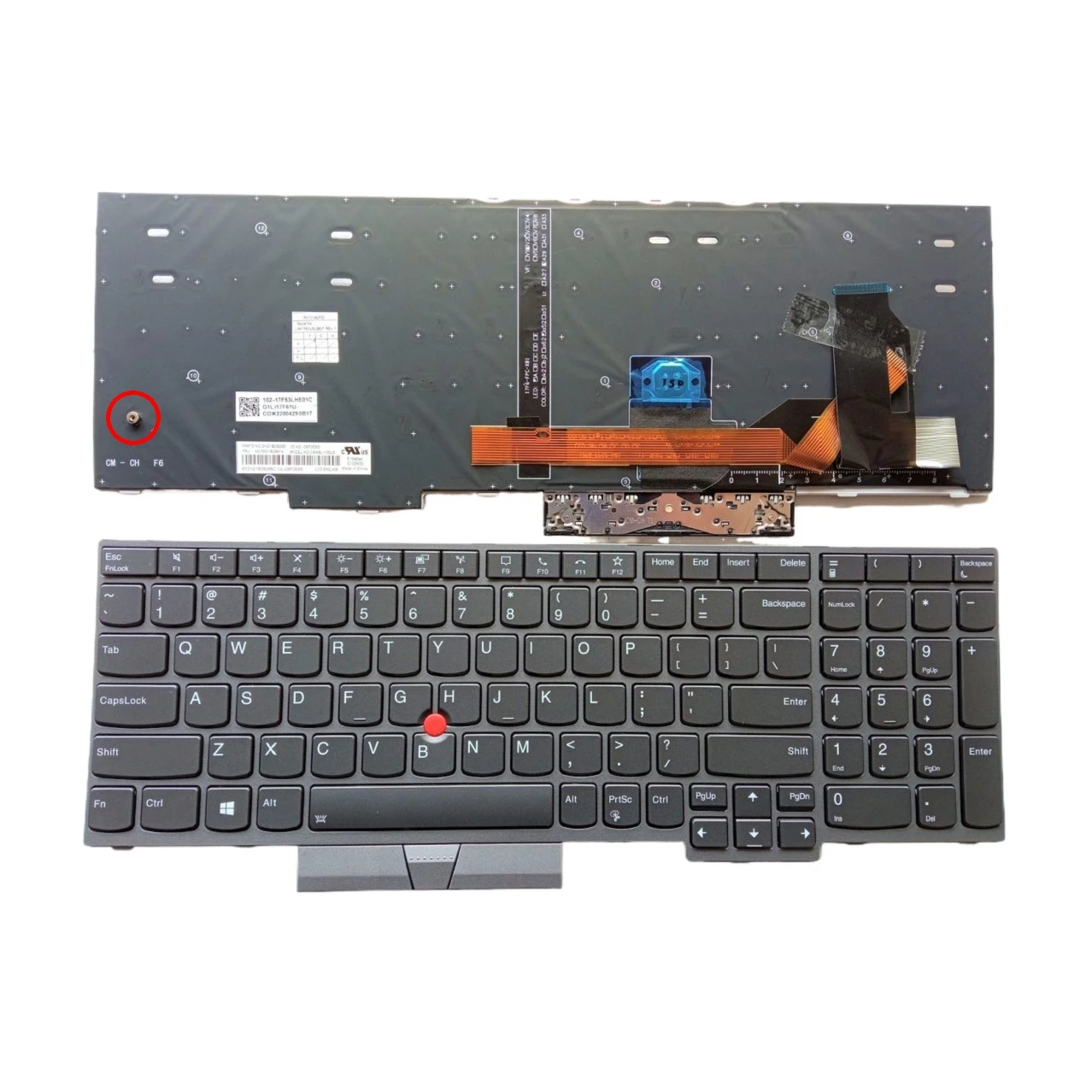 New US Laptop Backlit Keyboard For Lenovo Thinkpad T15 Gen2 / P15S Gen 2 Notebook PC Replacement