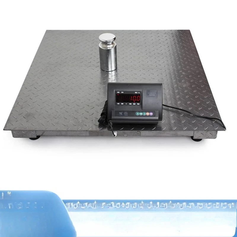 Wireless electronic floor scale 1-5 tons floor scale, factory logistics electronic scale 5 tons pig and cow small floor scale